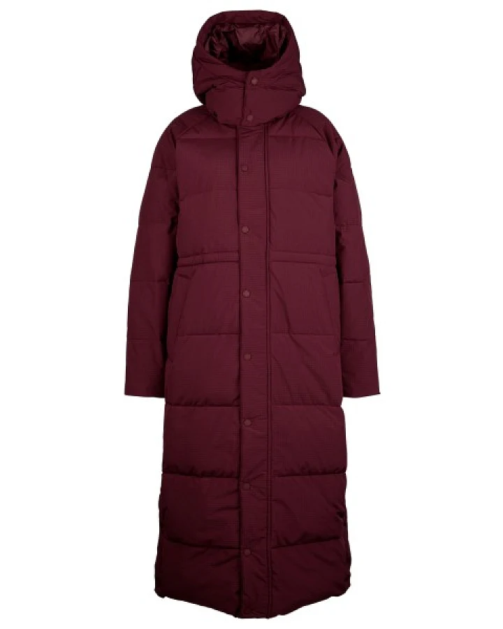 DEDICATED - Women's Long Puffer Jacket Karmas - Mantel Gr XL rot