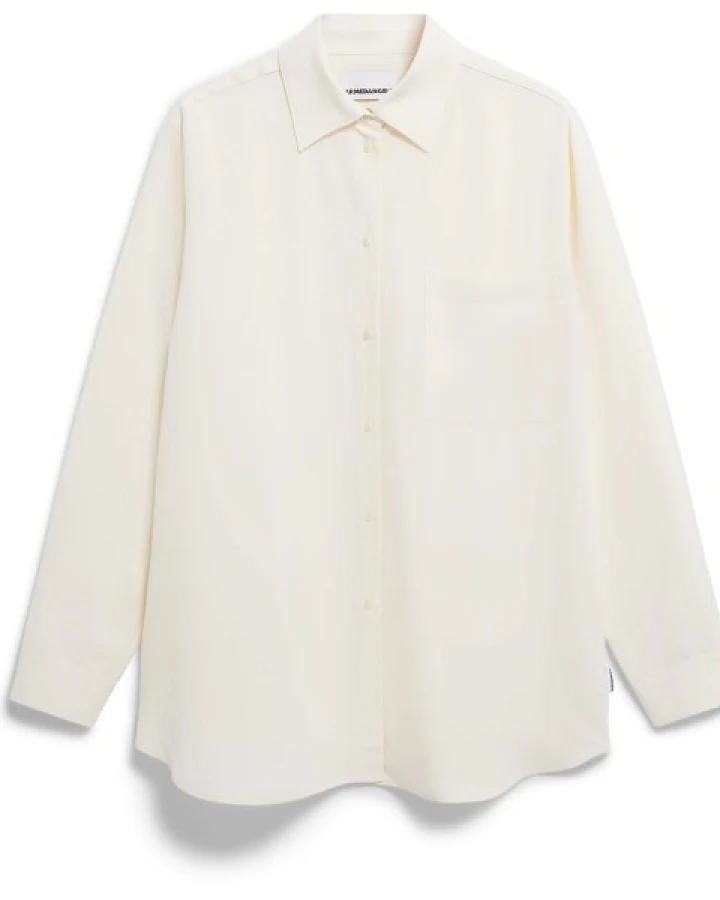 ARMEDANGELS - Women's Maalgaa Lino - Bluse Gr L weiß