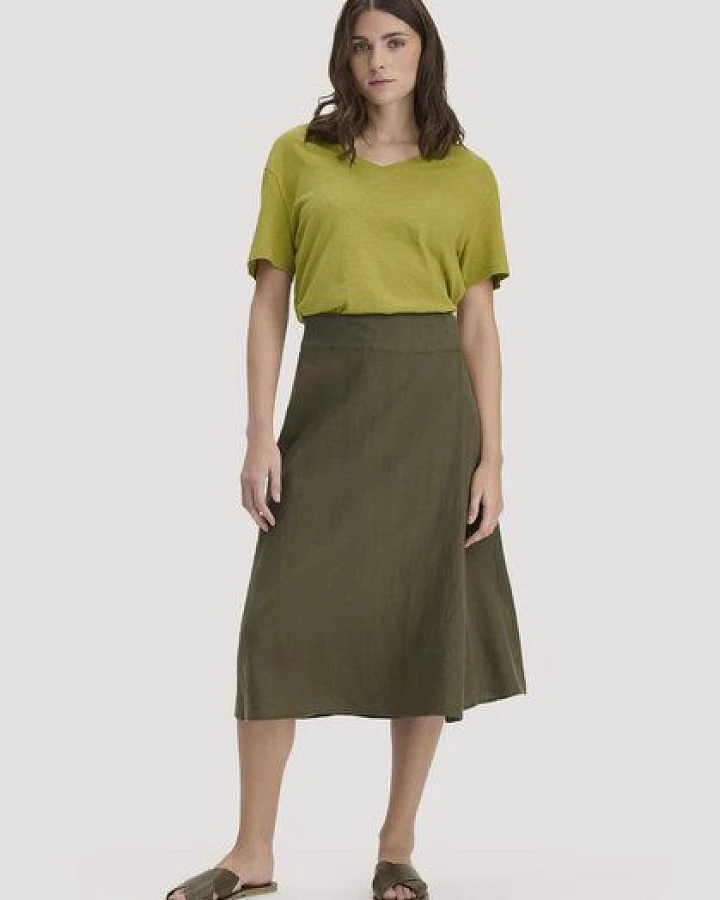 hessnatur Rock Midi Regular aus reinem Leinen