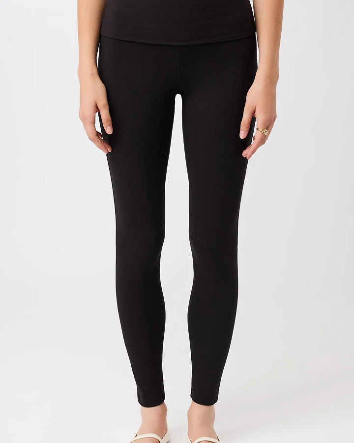 MANDALA Damen vegan Leggings Rolldown Schwarz