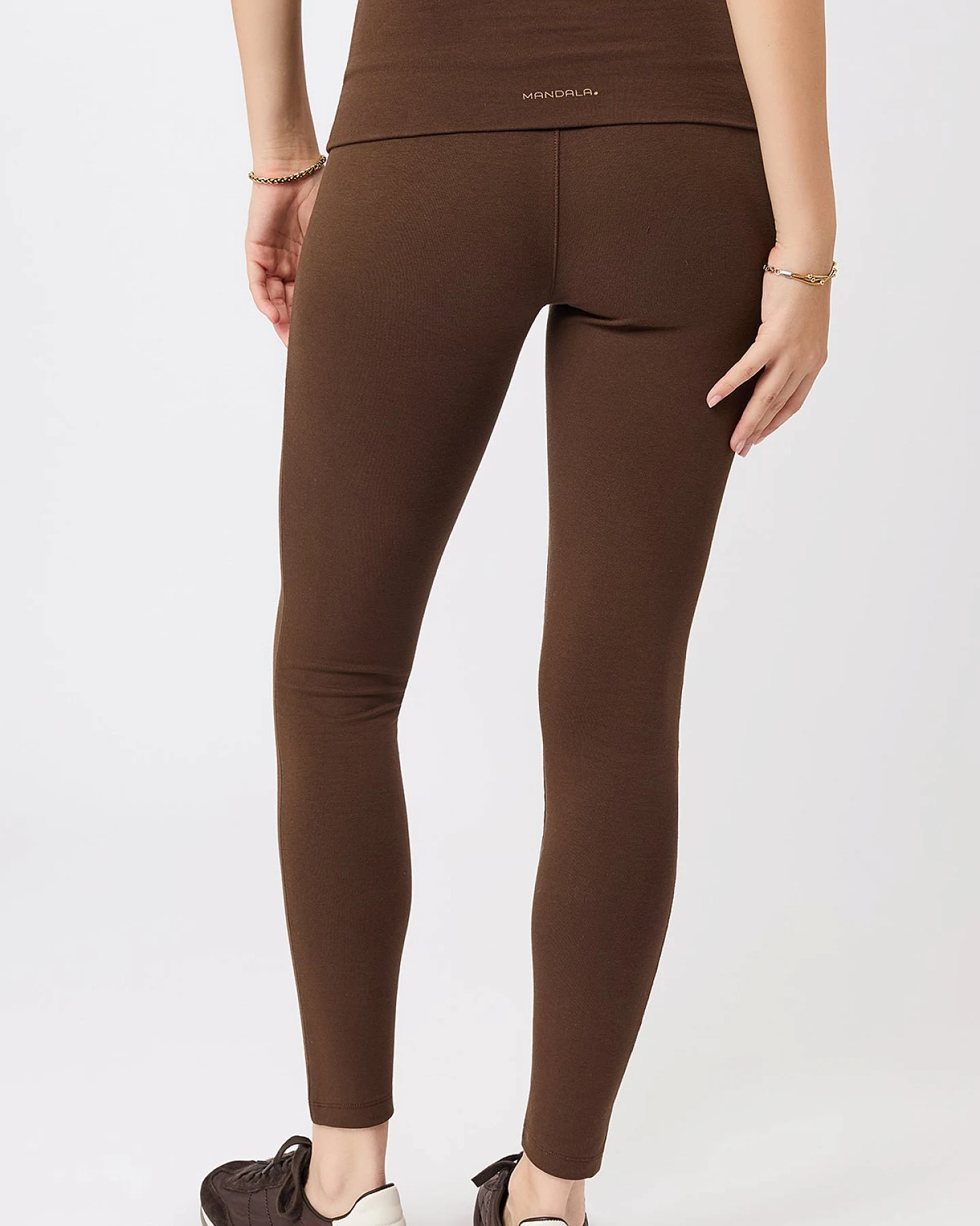 MANDALA Damen vegan Leggings Rolldown Wilderness – Ansicht 2