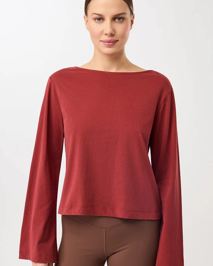MANDALA Damen vegan Longsleeve Iconic Siena