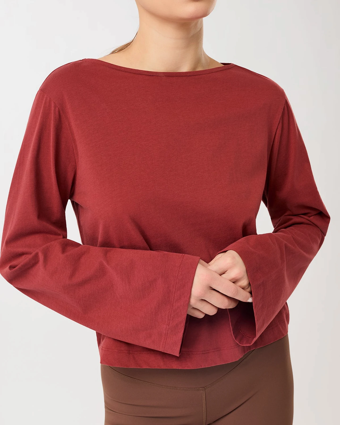 MANDALA Damen vegan Longsleeve Iconic Siena – Ansicht 2