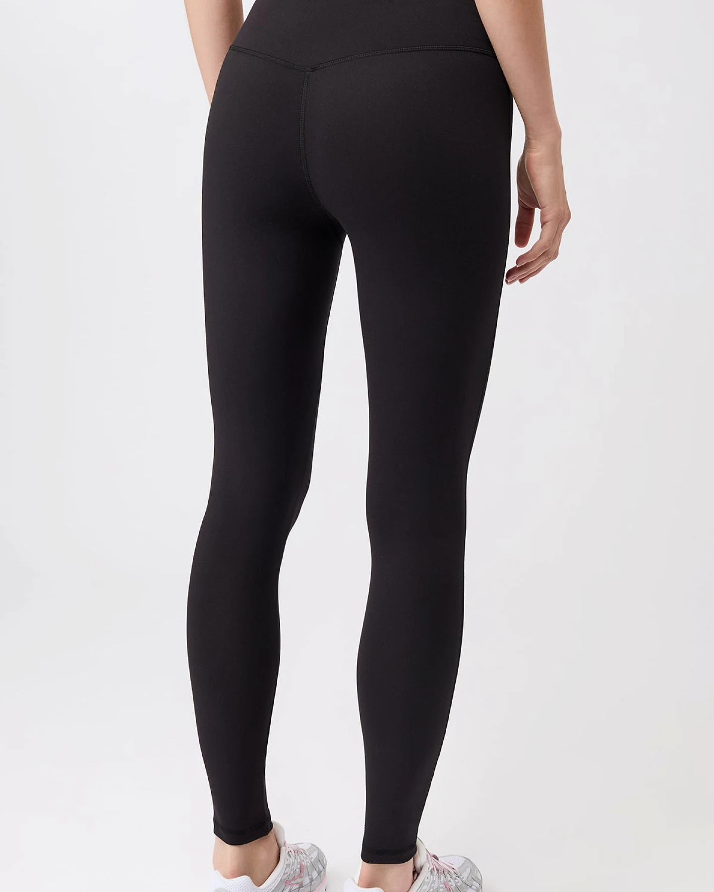 MANDALA Damen vegan Leggings Sporty Vibe Schwarz – Ansicht 2