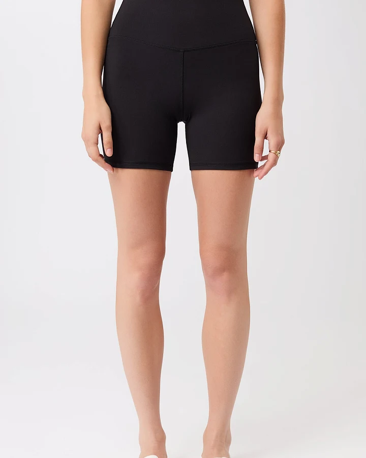 MANDALA Damen vegan Biker Shorts Biker Shorts Schwarz