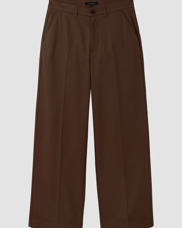 Recolution Damen vegan Hose Ligularia Chocolate