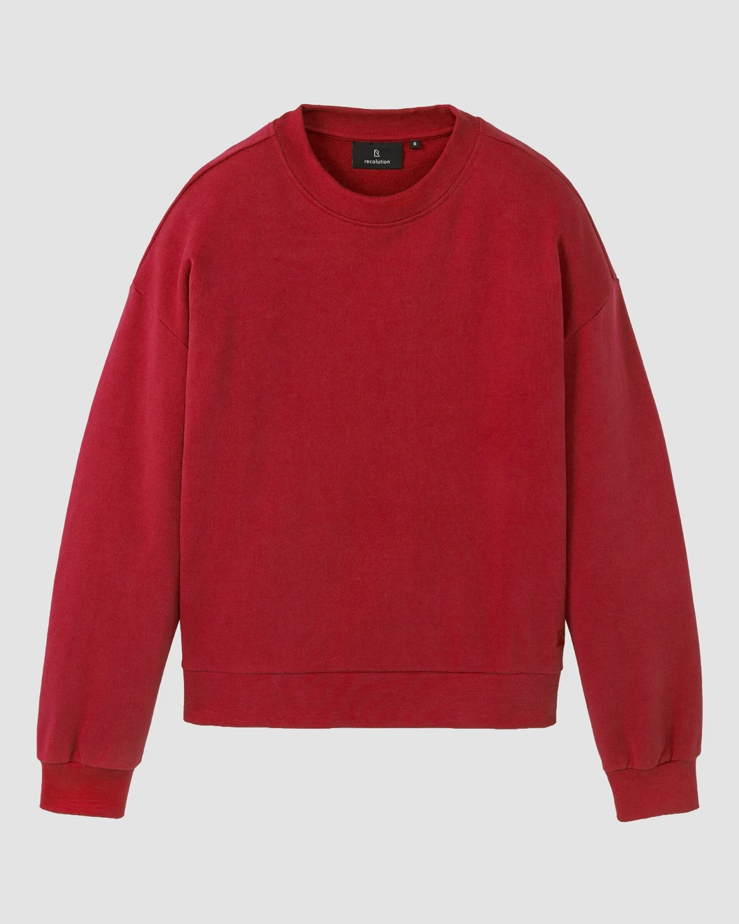 Recolution Damen vegan Sweatshirt Nerine Signalrot – Ansicht 2