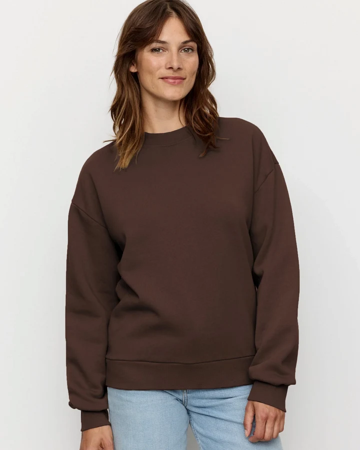 Recolution Damen vegan Sweatshirt Nerine Chocolate