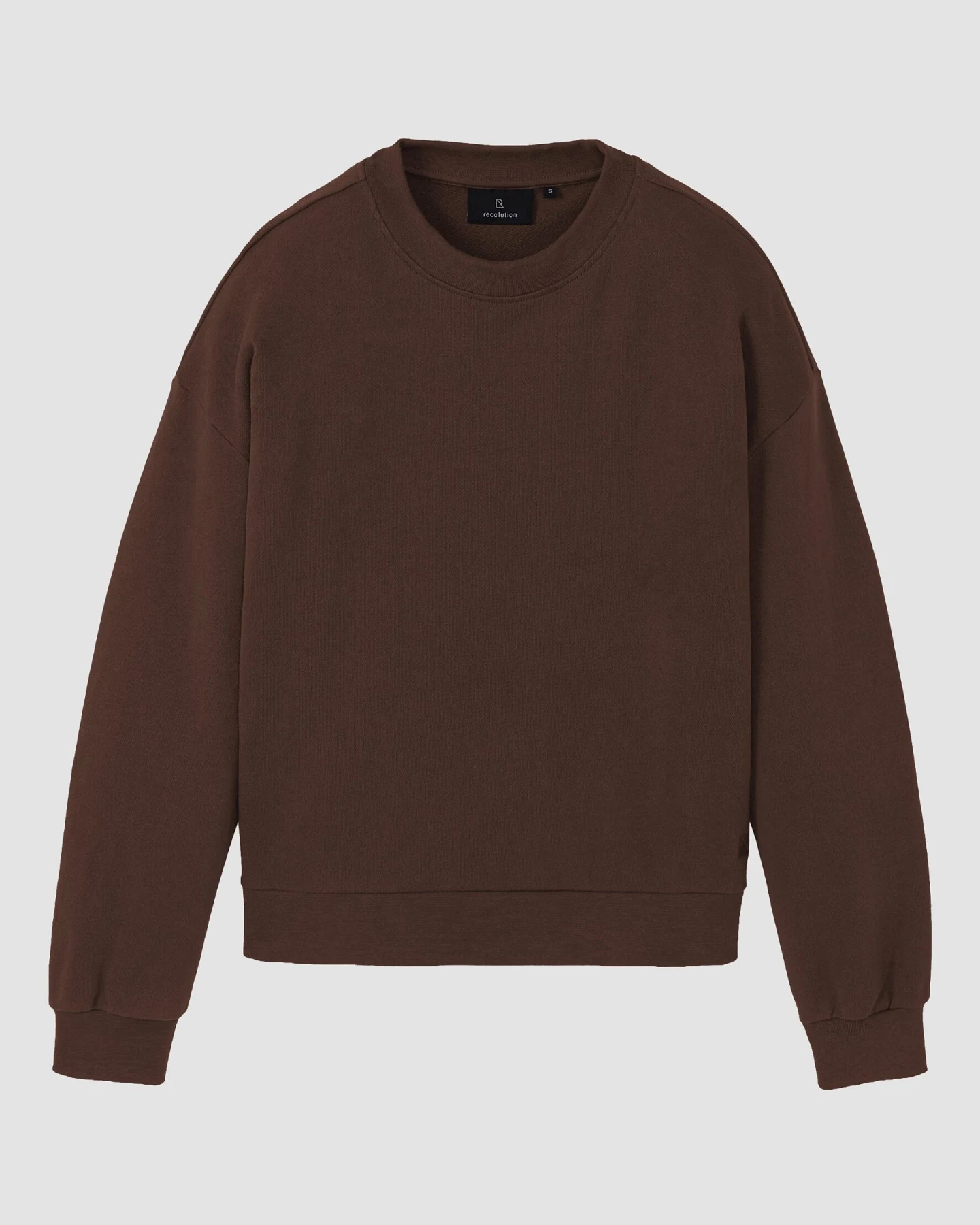 Recolution Damen vegan Sweatshirt Nerine Chocolate – Ansicht 2