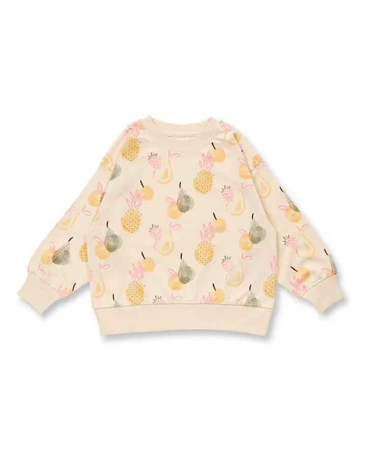 sense-organics Kinder Sweatshirt mit Früchtedruck, Modell DARI