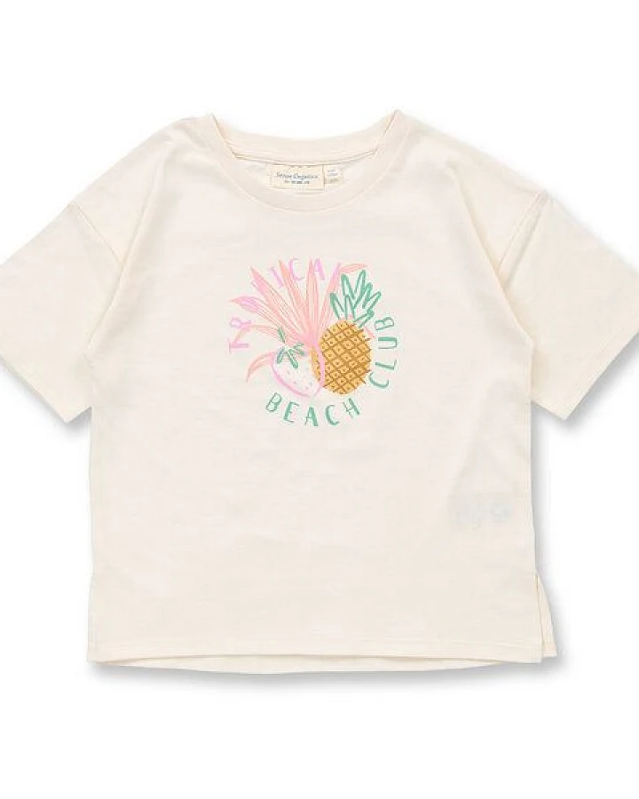 Sense Organics Kinder T-Shirt mit Sommerdruck, Modell SOPHIE