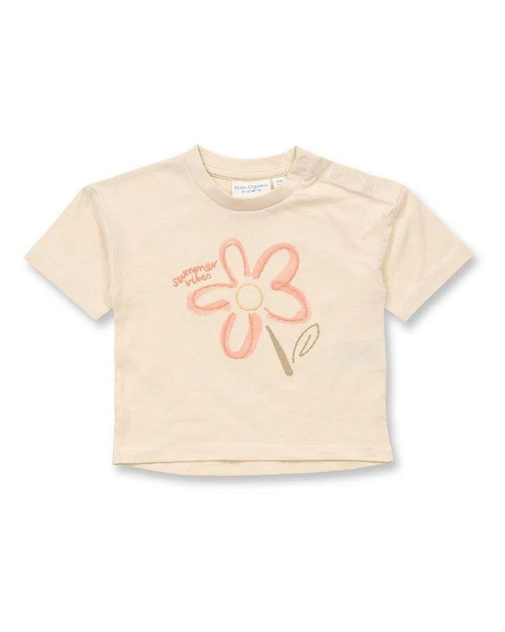 Sense Organics T-Shirt mit Blumendruck für Babys, Modell SOPHIE