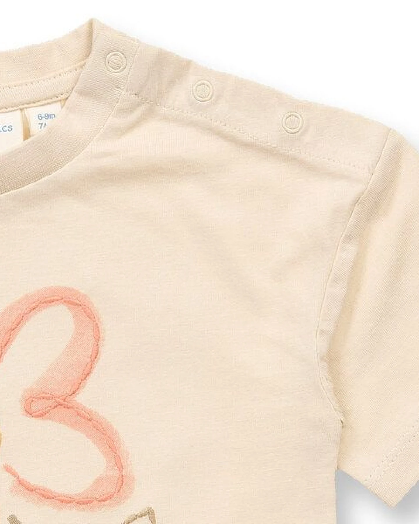 Sense Organics T-Shirt mit Blumendruck für Babys, Modell SOPHIE – Ansicht 3