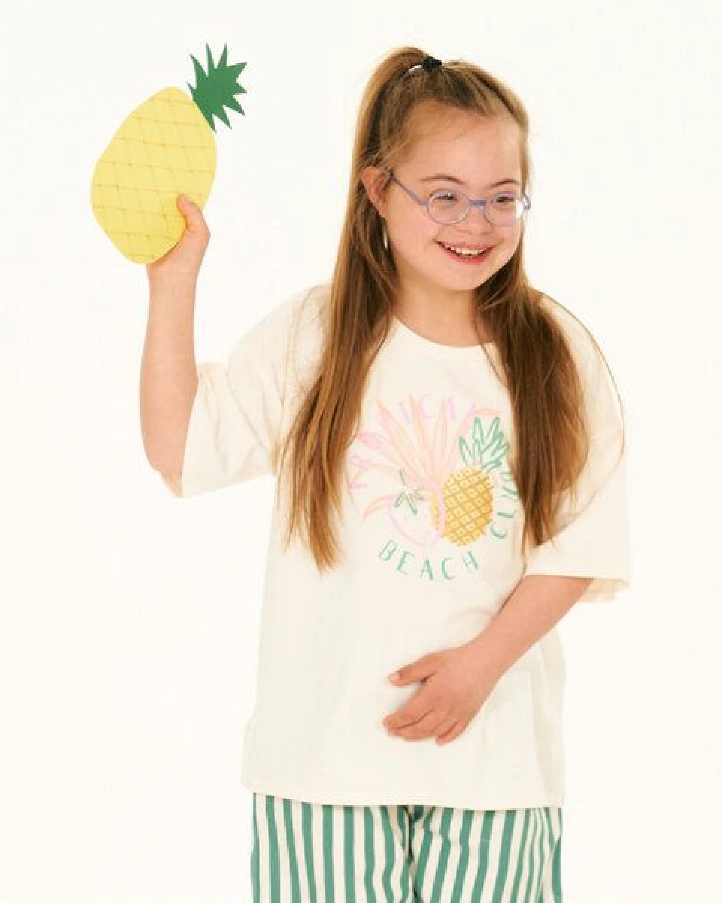 Sense Organics Kinder T-Shirt mit Sommerdruck, Modell SOPHIE – Ansicht 2