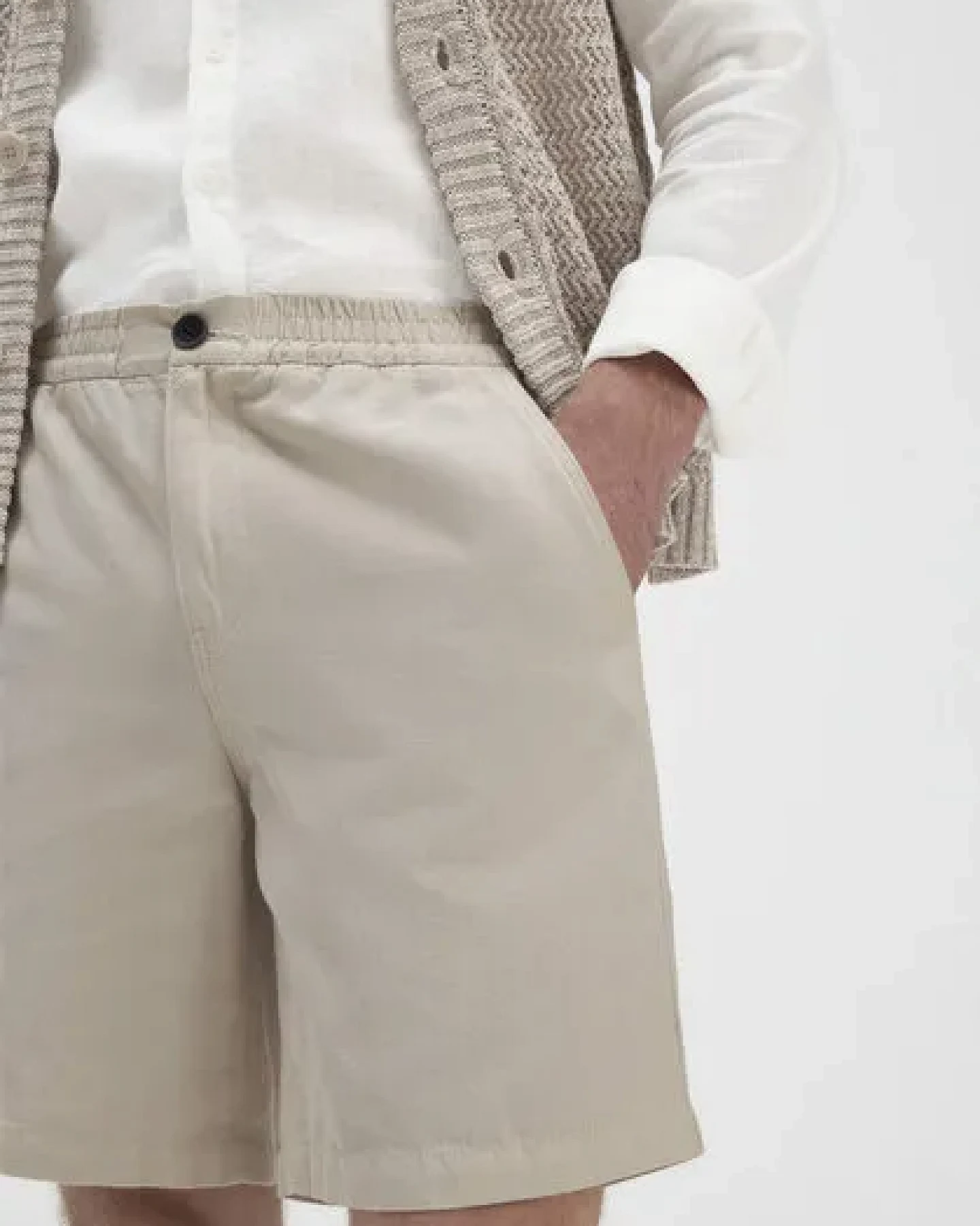 hessnatur Shorts Relaxed aus Bio-Baumwolle mit Leinen – Ansicht 2