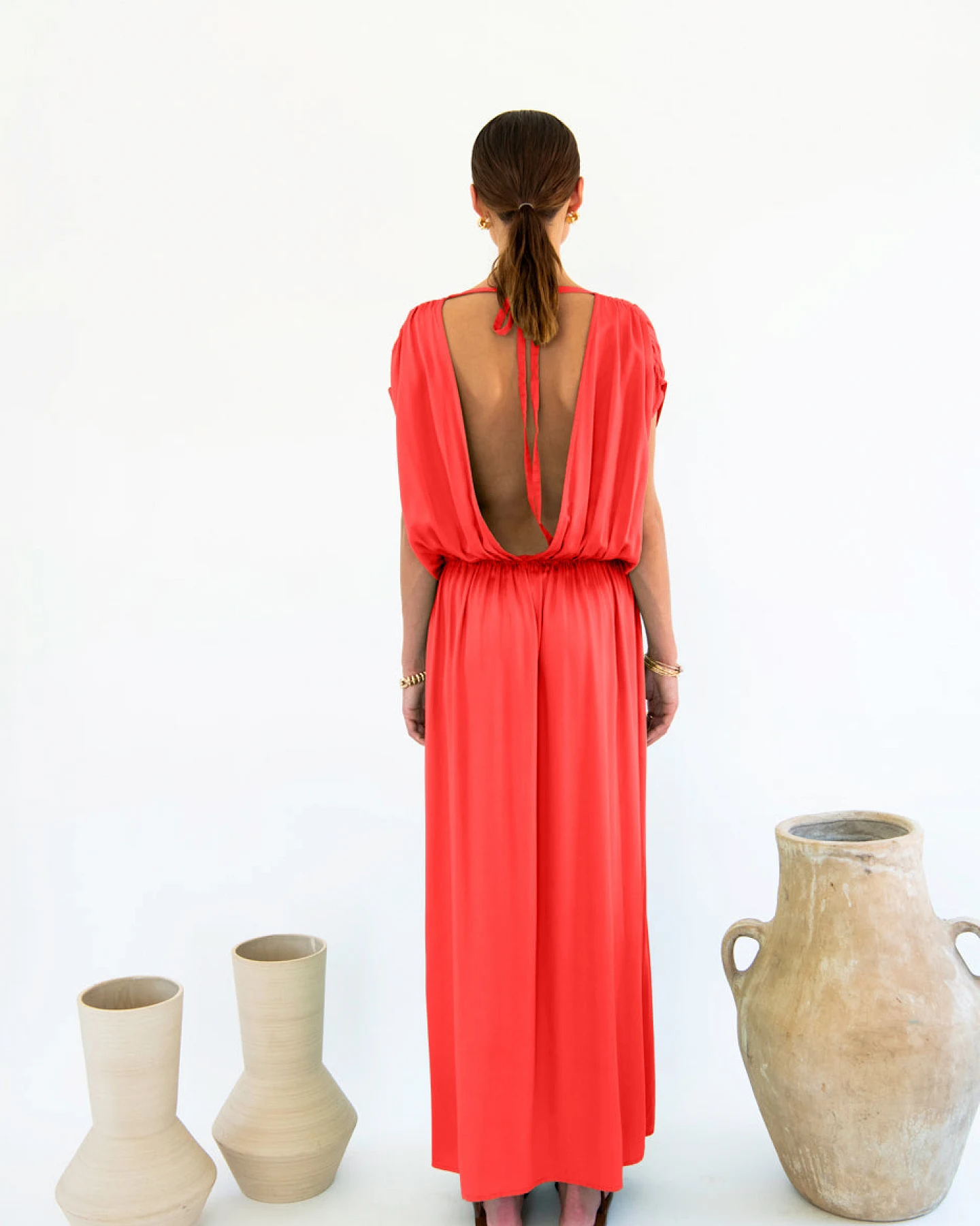 Neu Nomads Damen vegan Kleid Natalia Koralle – Ansicht 2