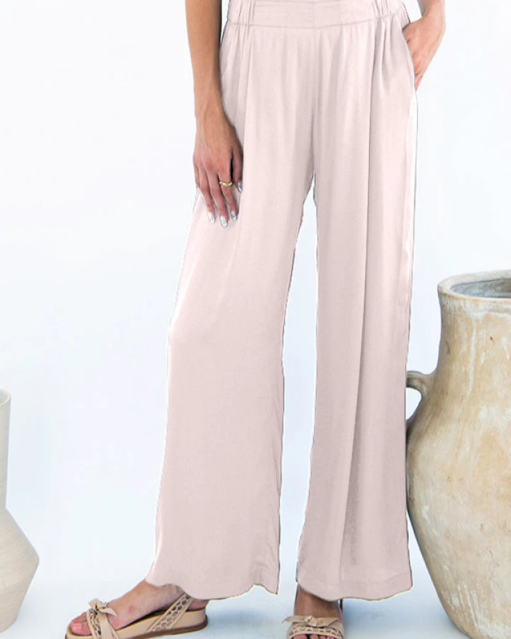 Neu Nomads Damen vegan Hose Garbo Blush