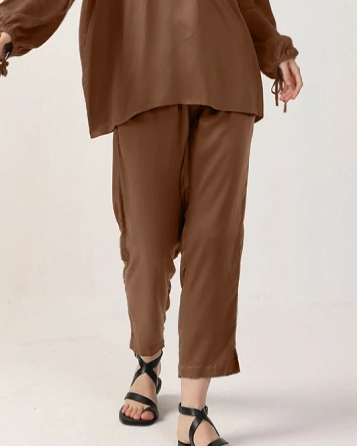 Neu Nomads Damen vegan Hose Belmont Cognac
