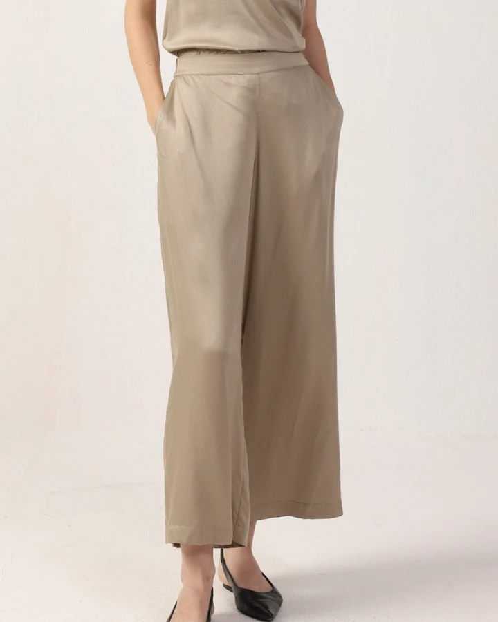 Neu Nomads Damen vegan Hose Cropped Giada Stone