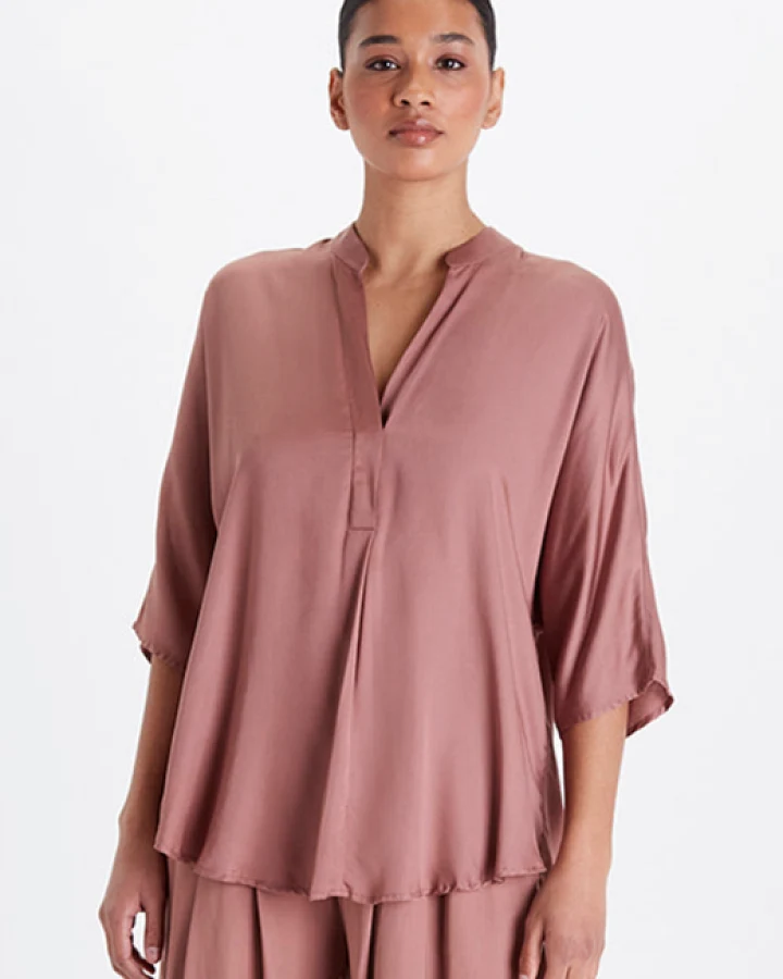 Neu Nomads Damen vegan Bluse Kerala Terra