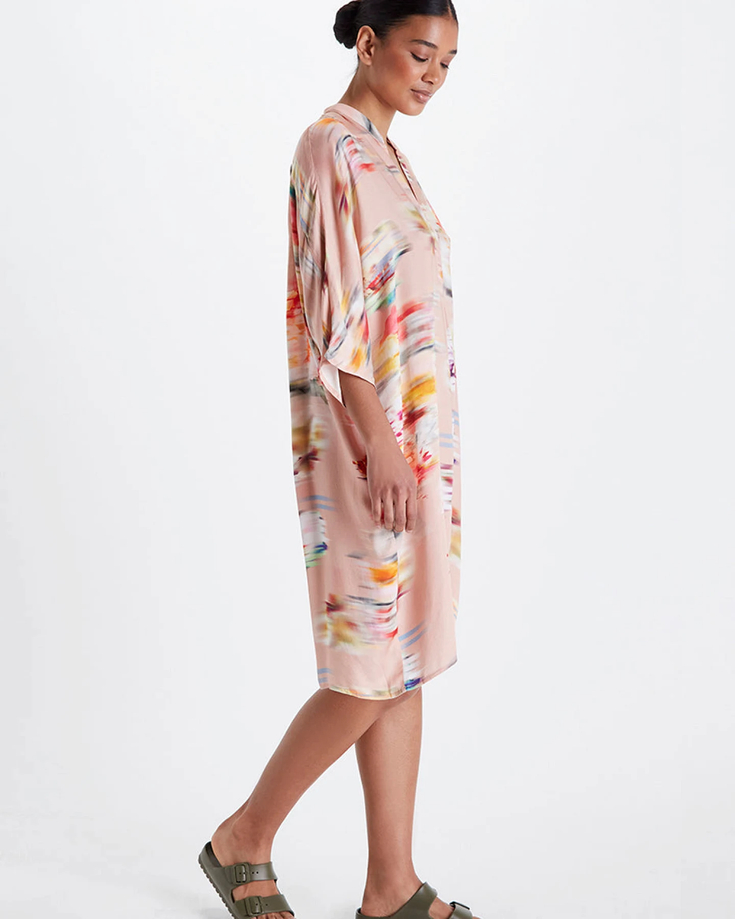 Neu Nomads Damen vegan Kleid Kerala Flower Blur – Ansicht 2