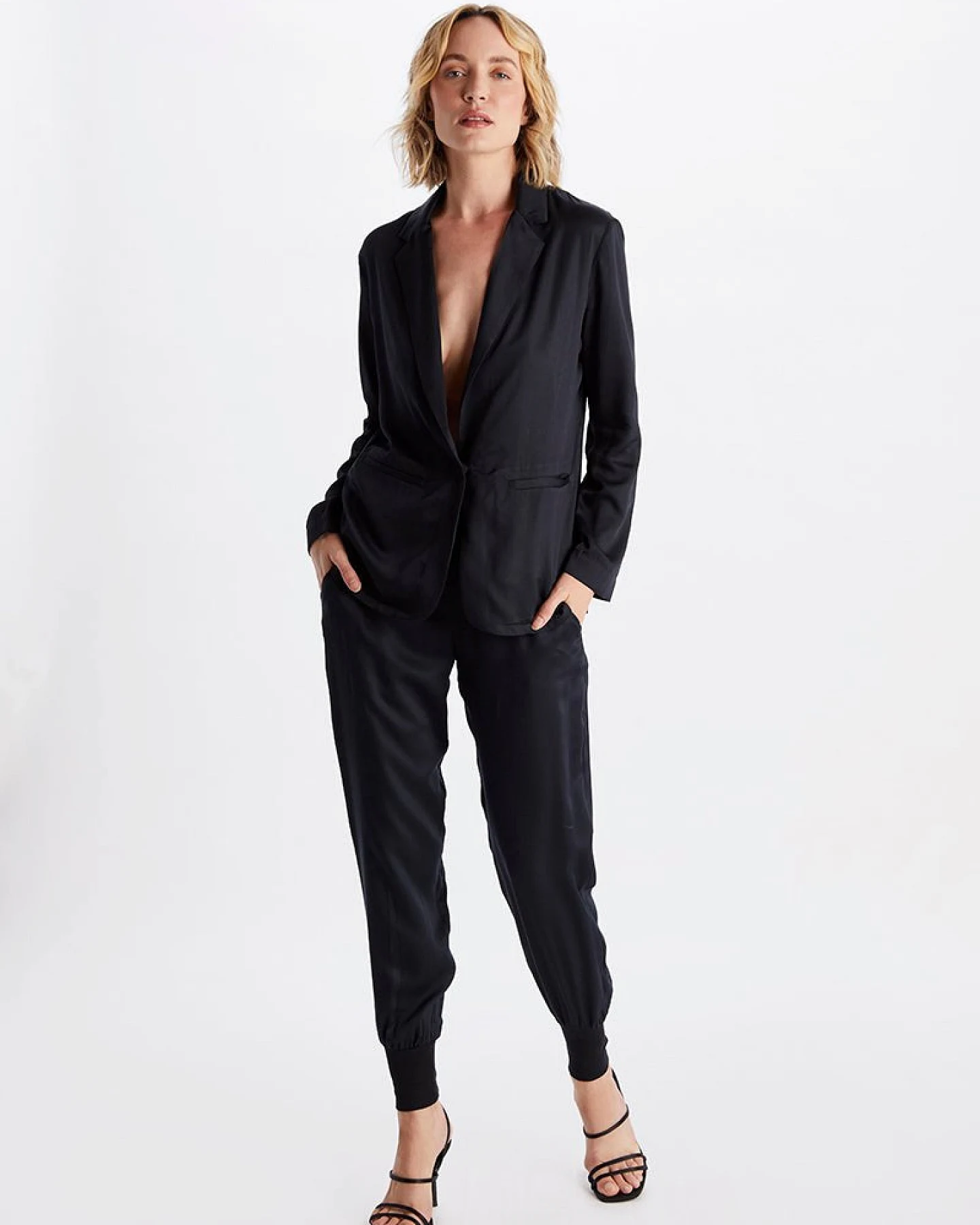 Neu Nomads Damen vegan Jacke Karlie Schwarz – Ansicht 2