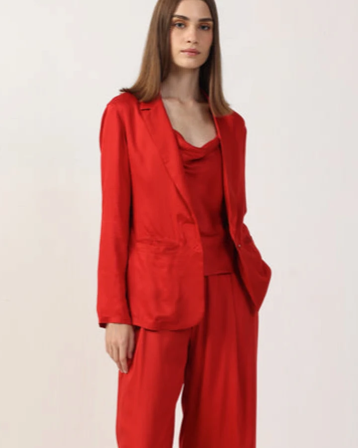 Neu Nomads Damen vegan Jacke Karlie Rot