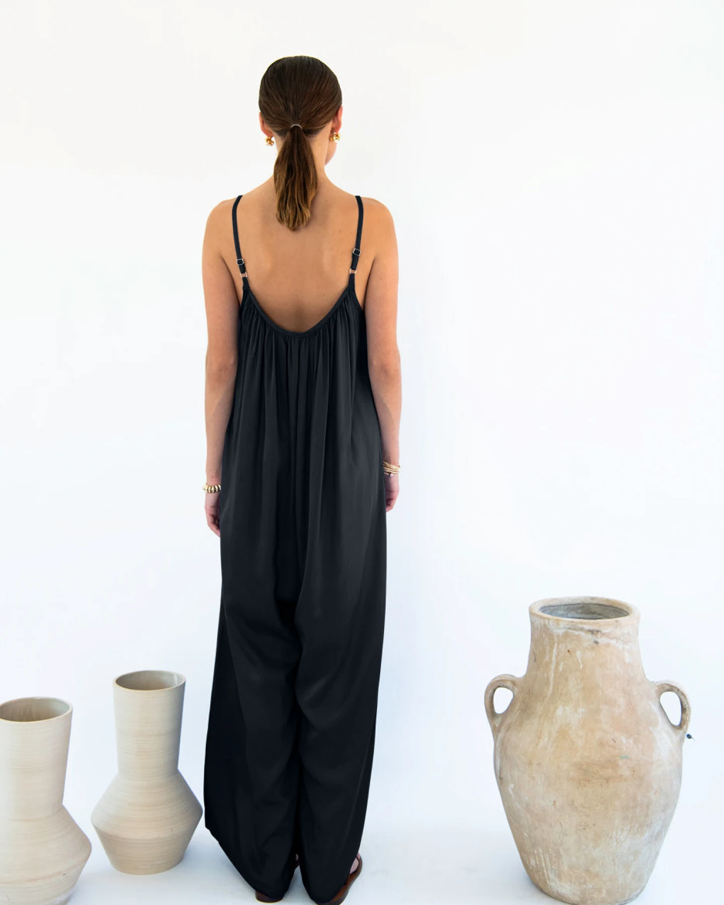 Neu Nomads Damen vegan Jumpsuit Bali Schwarz – Ansicht 2