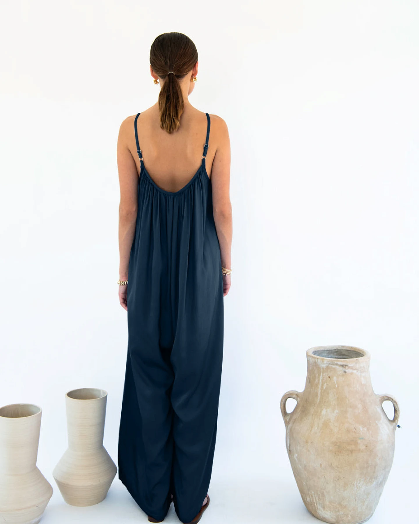 Neu Nomads Damen vegan Jumpsuit Bali Mitternachtsblau – Ansicht 2