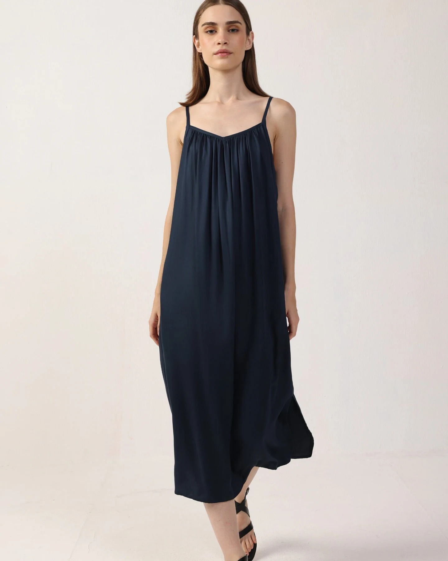Neu Nomads Damen vegan Kleid Adele Schwarz – Ansicht 2