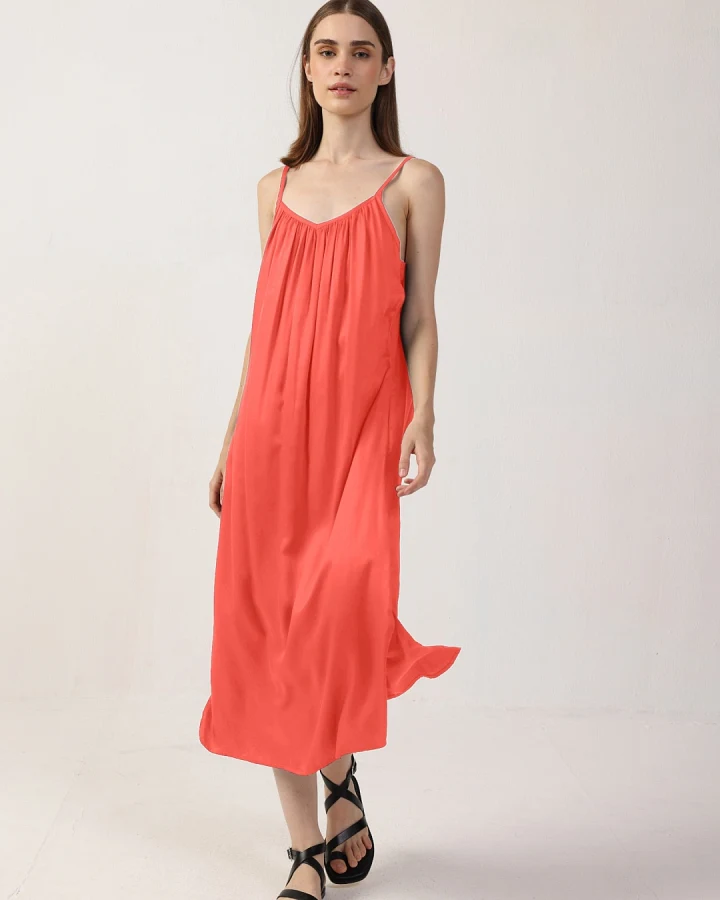 Neu Nomads Damen vegan Kleid Adele Melone