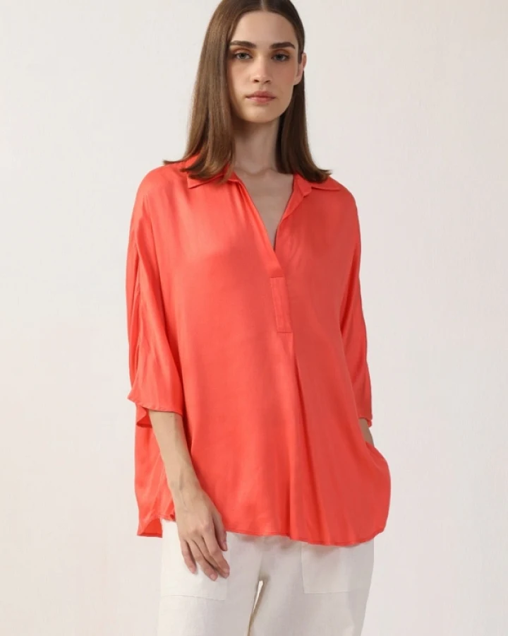 Neu Nomads Damen vegan Bluse Jasmin Melone