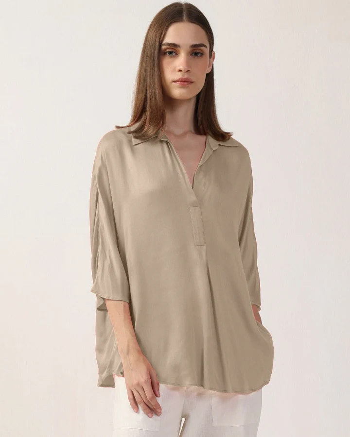 Neu Nomads Damen vegan Bluse Jasmine Stone