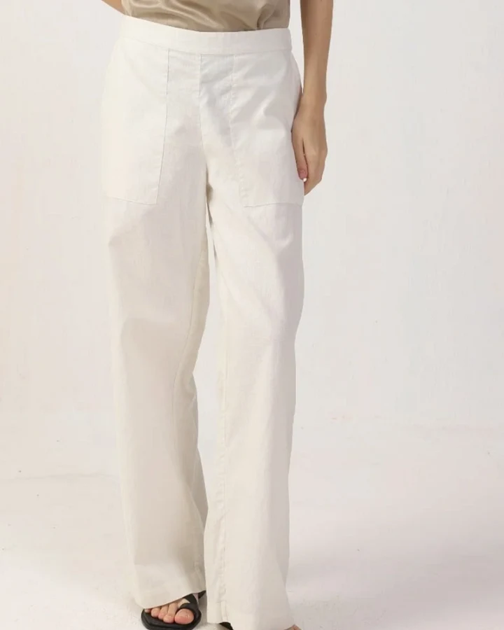 Neu Nomads Damen vegan Hose Blythe White