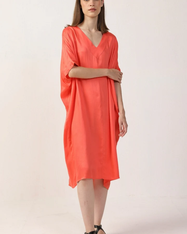 Neu Nomads Damen vegan Kleid Kaftan Francine Melone
