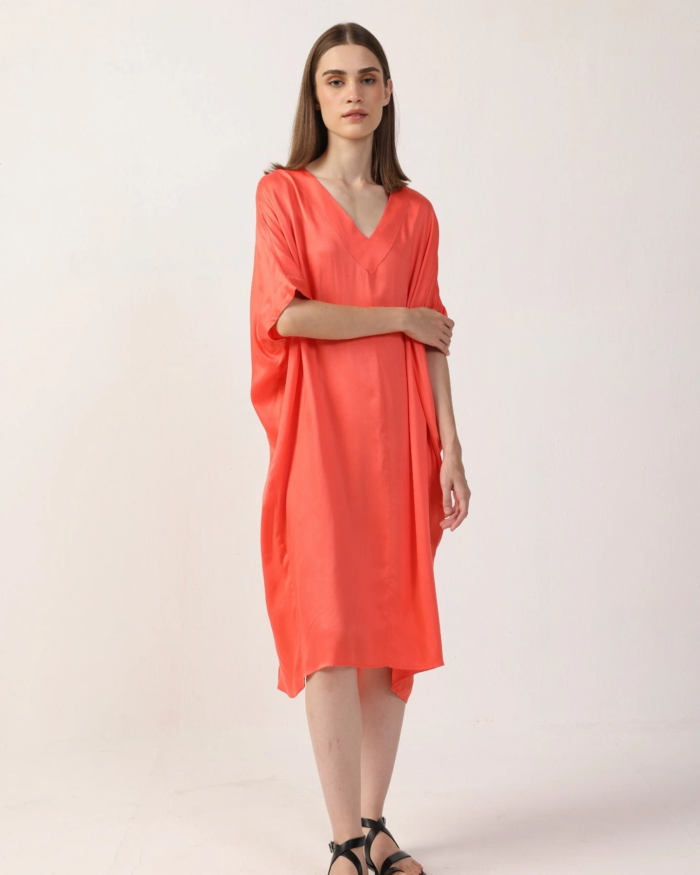 Neu Nomads Damen vegan Kleid Kaftan Francine Melone – Ansicht 2