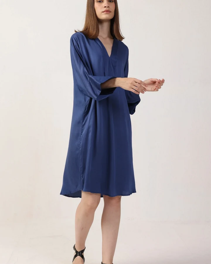 Neu Nomads Damen vegan Kleid Kimono Kleid Bluejay