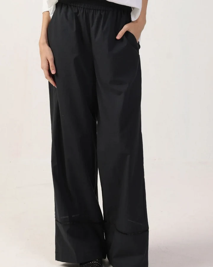 Neu Nomads Damen vegan Hose Dina Schwarz