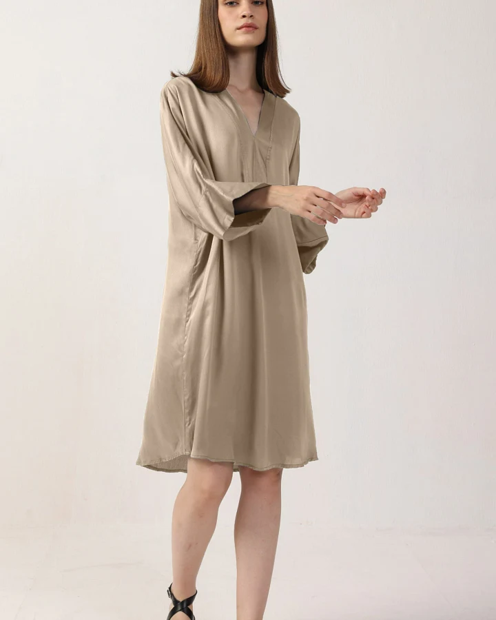 Neu Nomads Damen vegan Kleid Kimono Stein