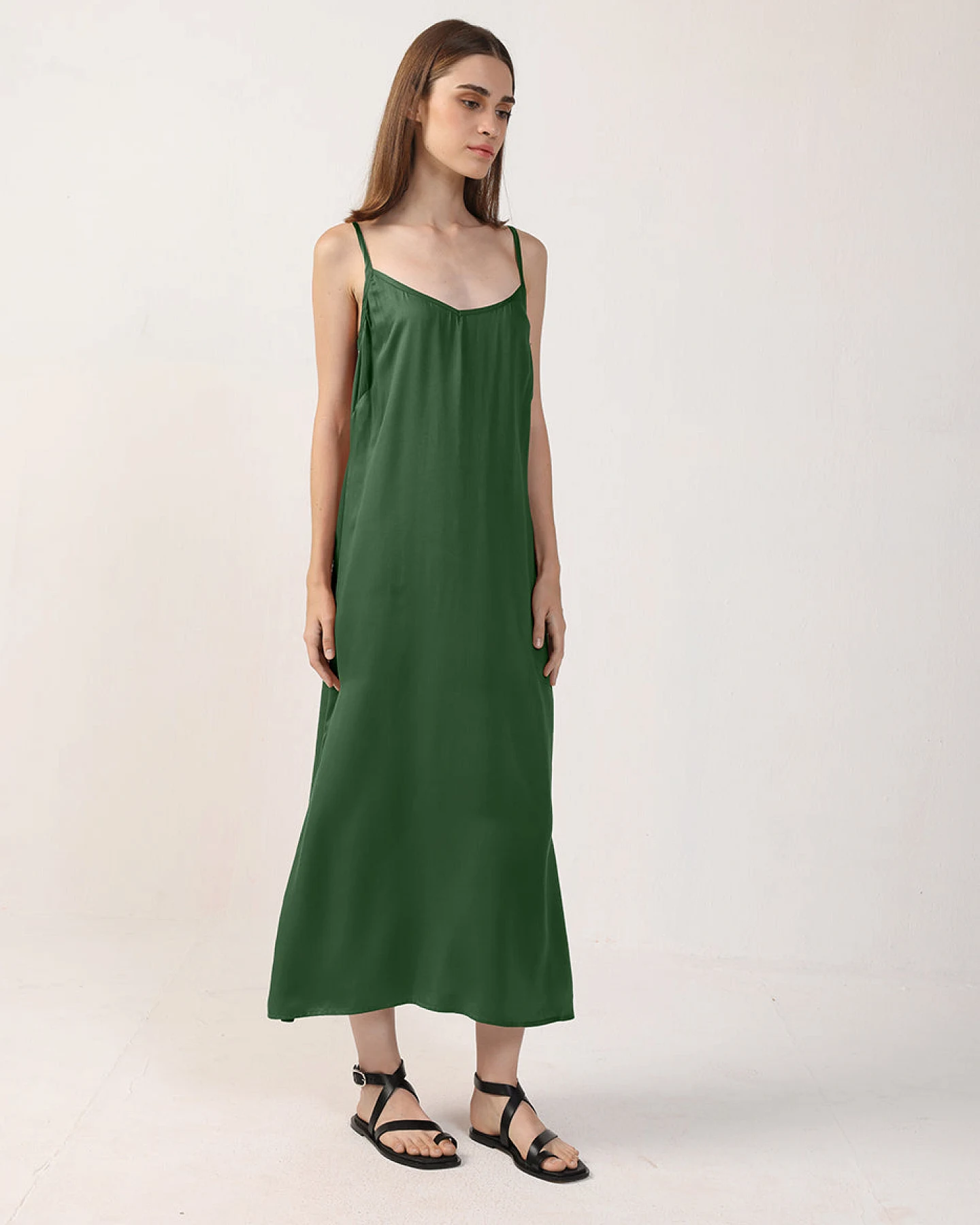 Neu Nomads Damen vegan Kleid Slip Gitta Moss – Ansicht 2
