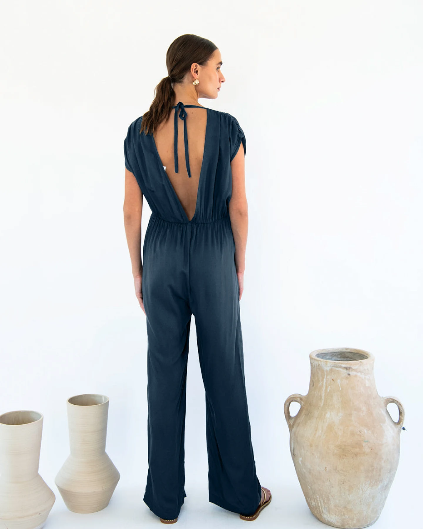Neu Nomads Damen vegan Jumpsuit Catania Midnight – Ansicht 2