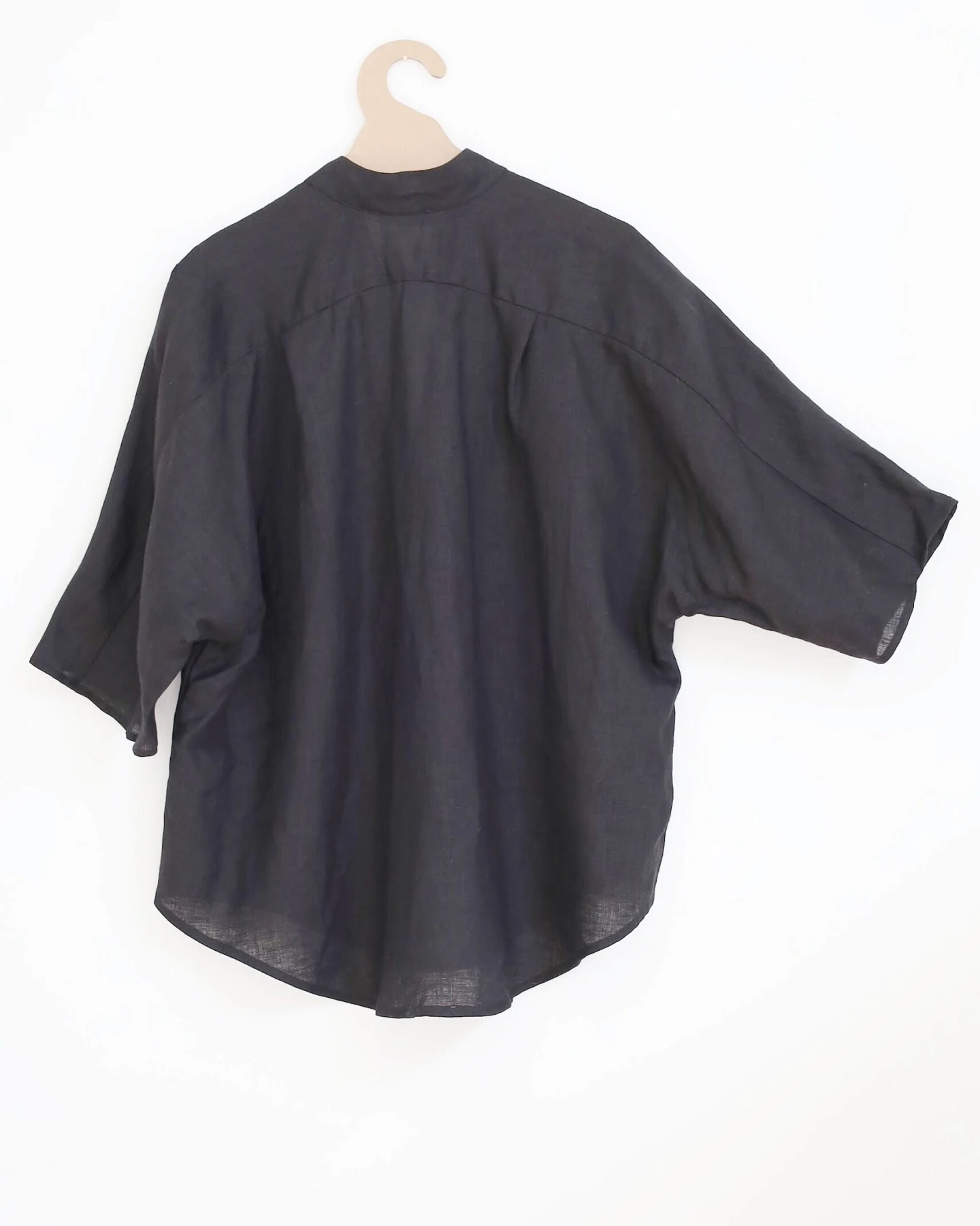 Neu Nomads Damen vegan Bluse Goa Schwarz – Ansicht 2