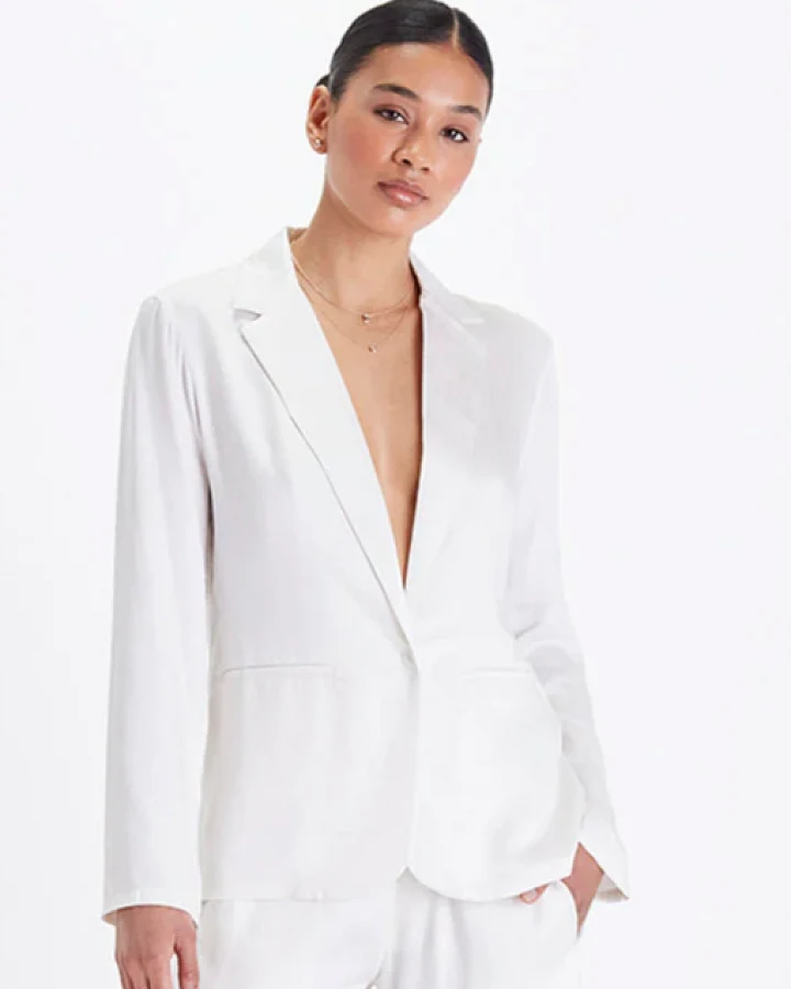 Neu Nomads Damen vegan Jacke Karlie Schneeweiß