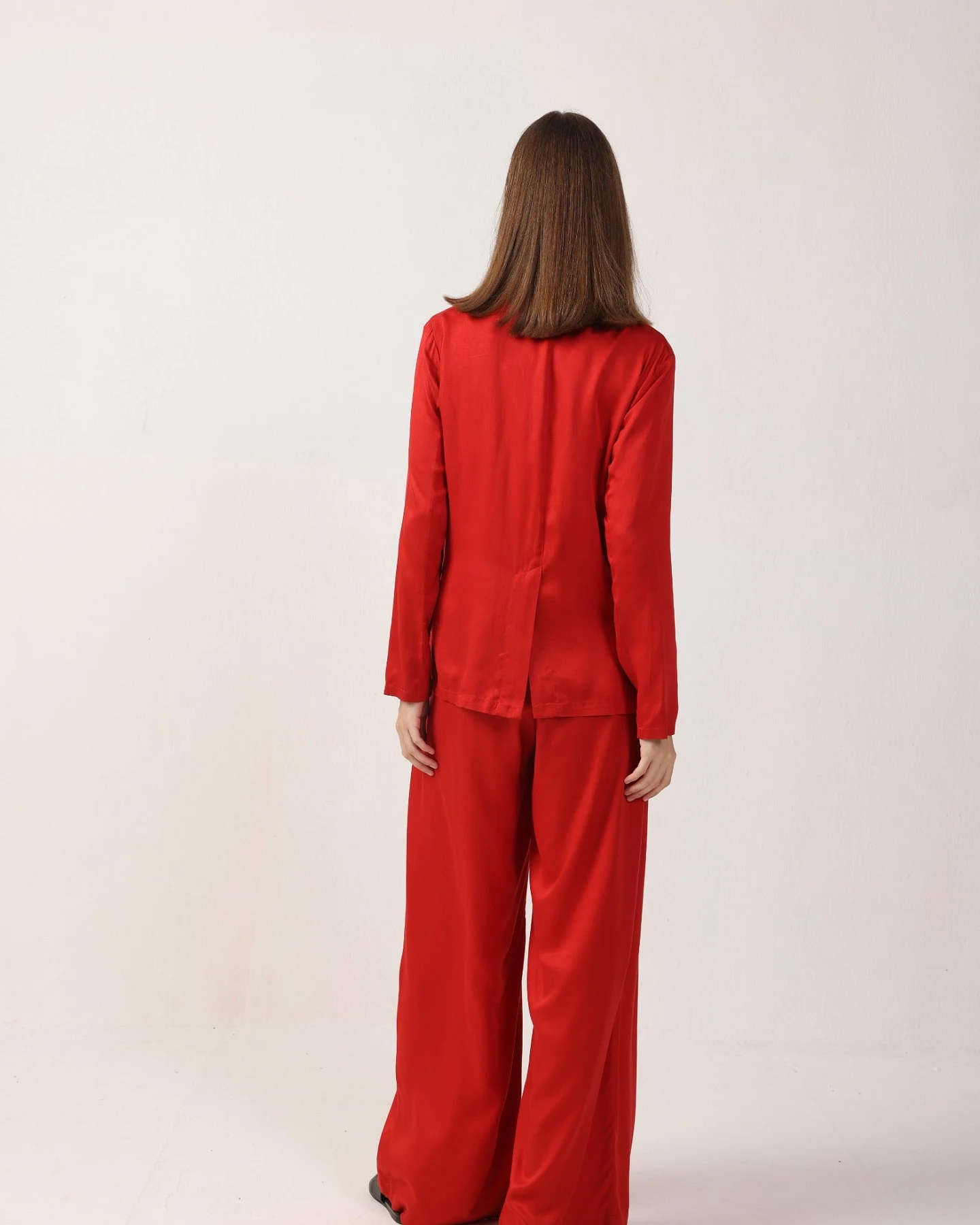 Neu Nomads Damen vegan Hose Garbo Rot – Ansicht 2