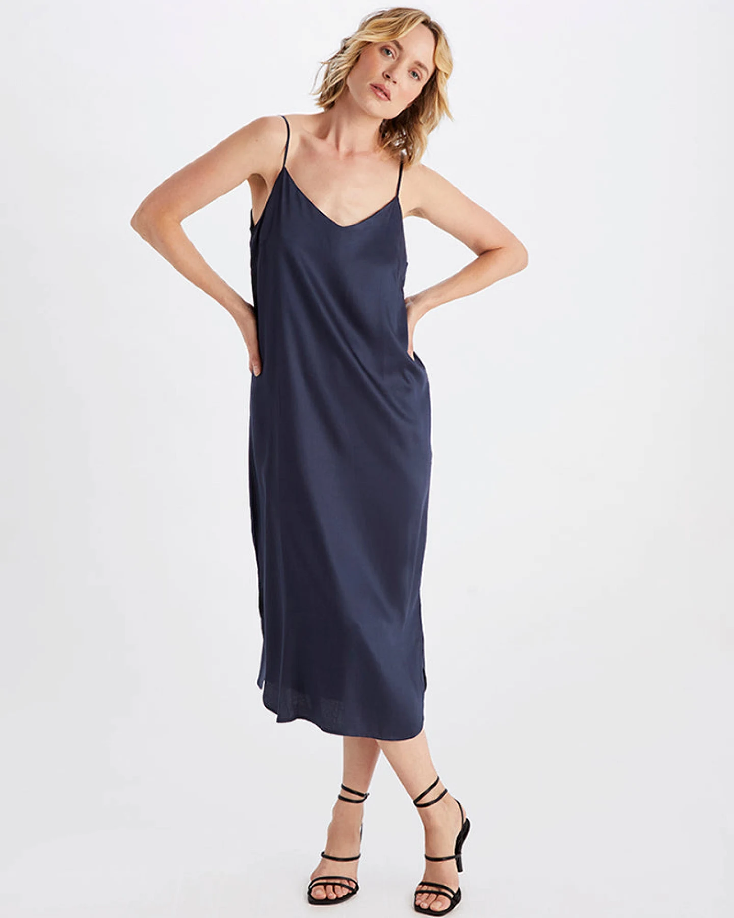 Neu Nomads Damen vegan Kleid Easy Slip Midnight – Ansicht 2