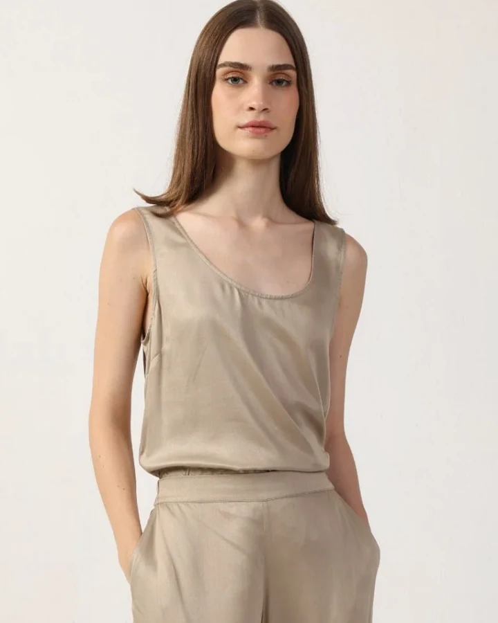 Neu Nomads Damen vegan Tank Top Joelle Stein