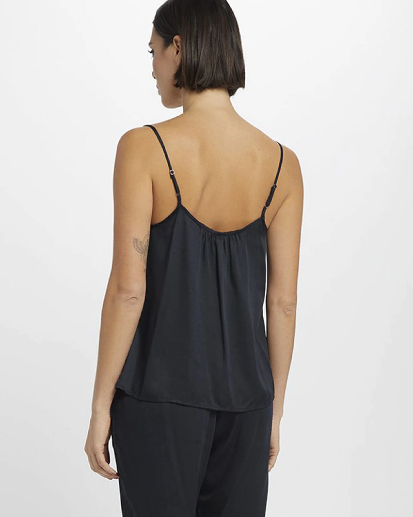 Neu Nomads Damen vegan Tops Lotus Schwarz – Ansicht 2