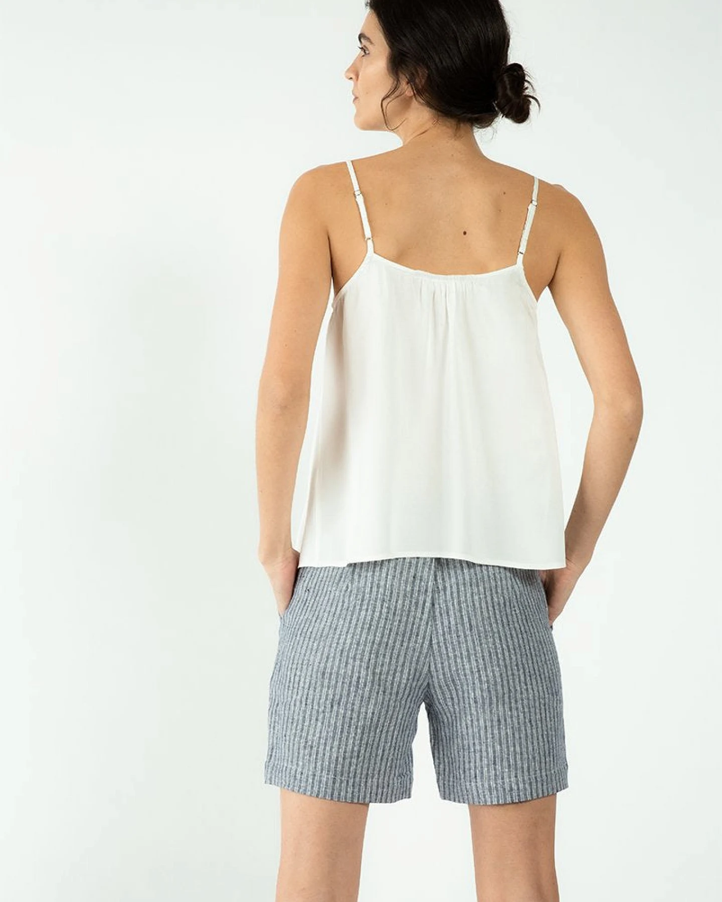 Neu Nomads Damen vegan Oberteile Lotus Weiß – Ansicht 2