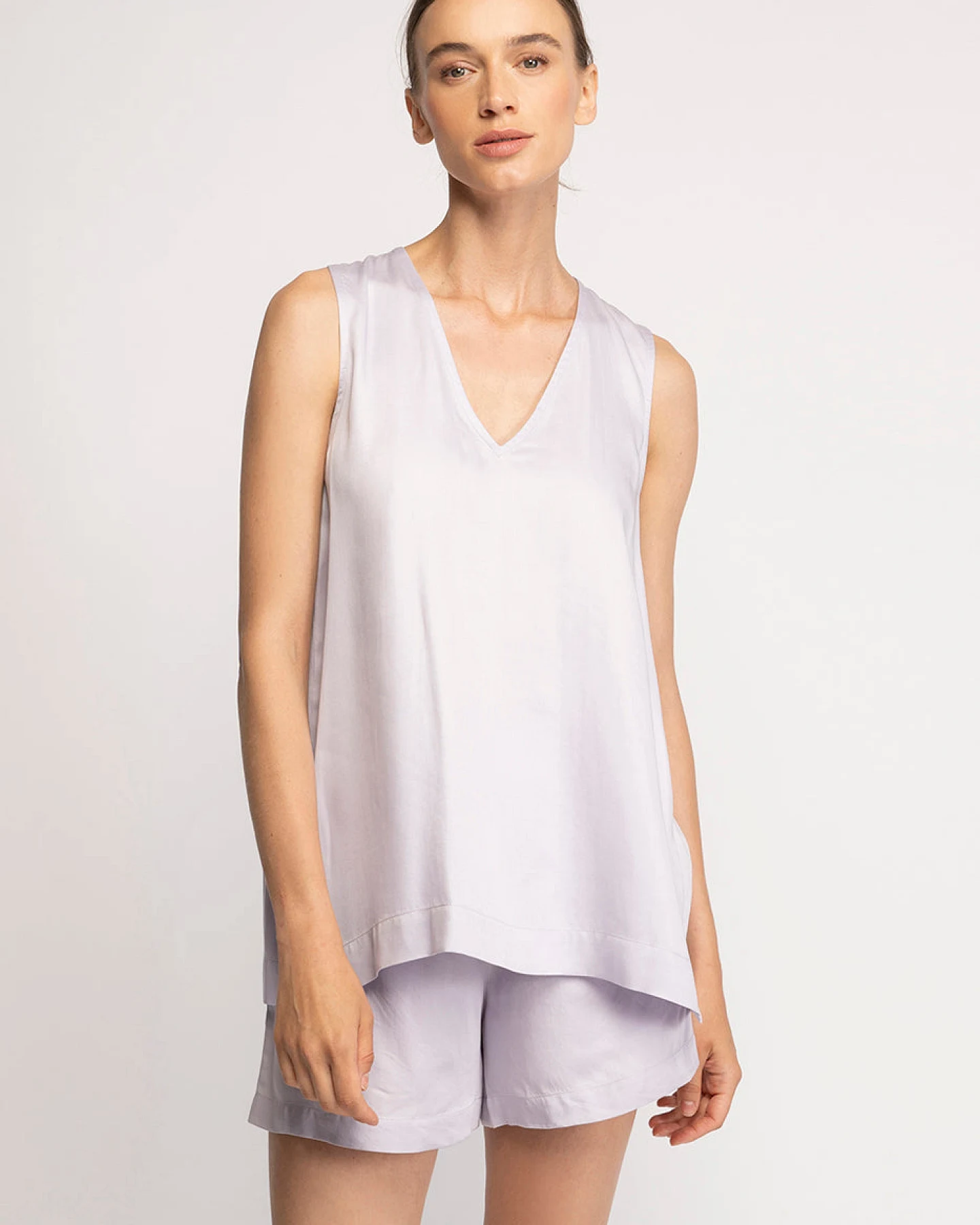 Neu Nomads Damen vegan Kurze Hosen Diana Lavendel – Ansicht 2