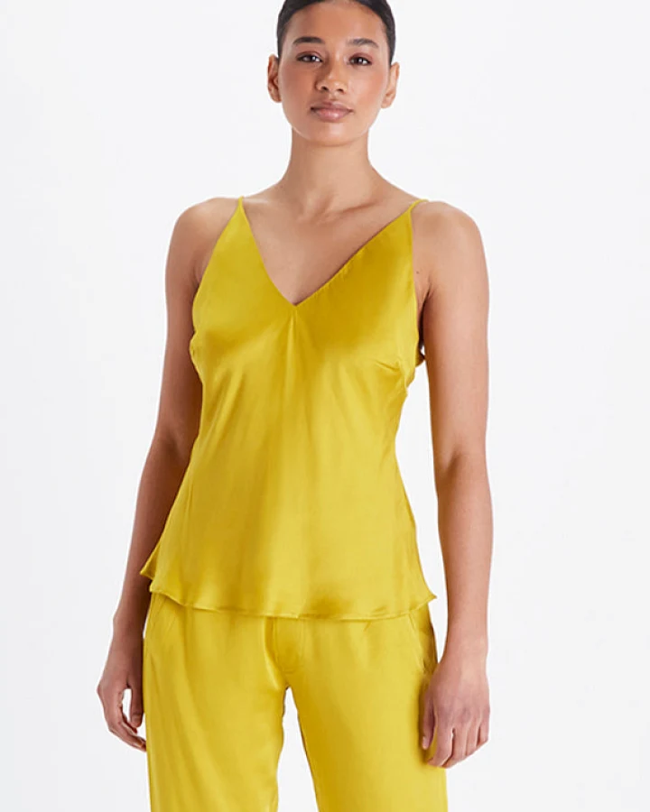Neu Nomads Damen vegan Top Bias Senf
